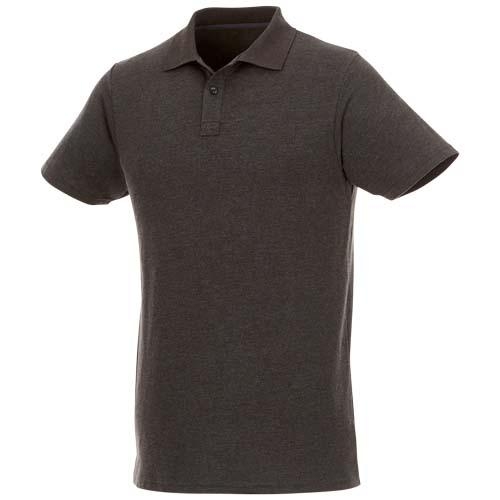 Helios herenpolo korte mouw charcoal,l