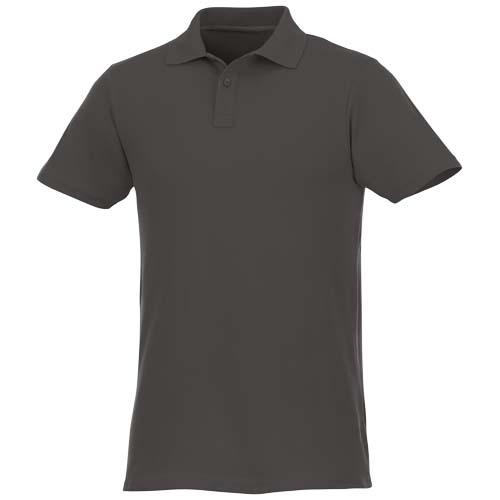 Helios herenpolo korte mouw stormgrijs,2xl