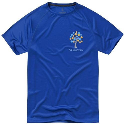 Niagara cool fit heren t-shirt korte mouw blauw,l