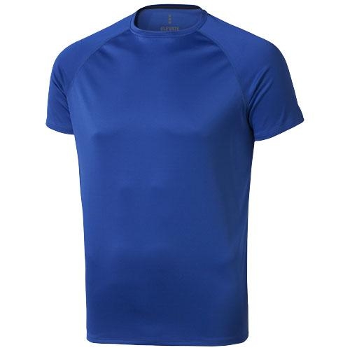 Niagara cool fit heren t-shirt korte mouw blauw,l
