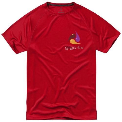 Niagara cool fit heren t-shirt korte mouw rood,2xl