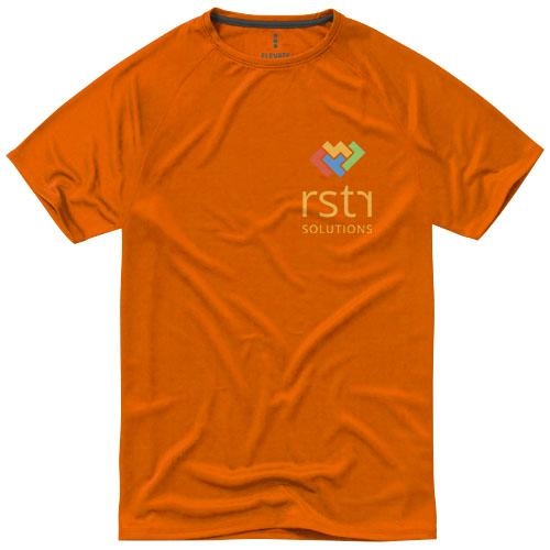 Niagara cool fit heren t-shirt korte mouw oranje,2xl