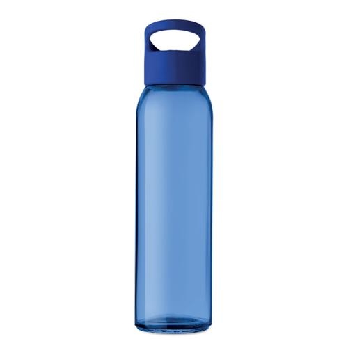 Glazen drinkfles 470 ml Praga royal blue