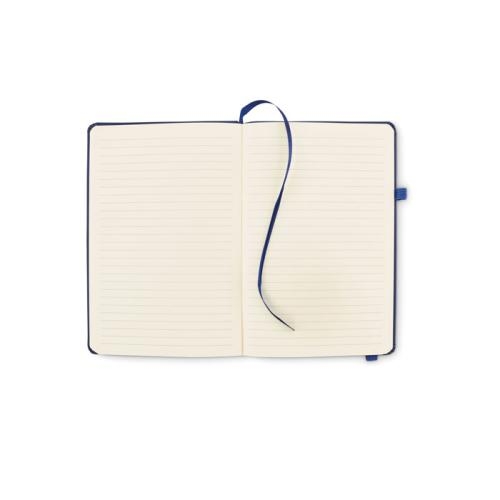 Gerecycled PU A5-notitieboek Arpu blauw