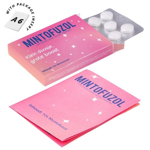 Medicijndoosje met 10 Compli'mints wit