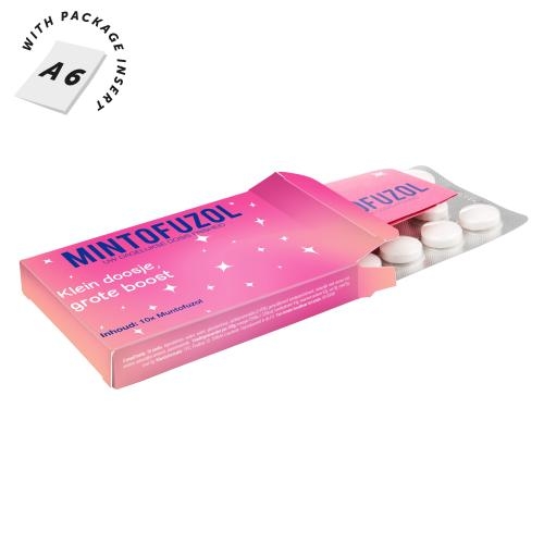 Medicijndoosje met 10 Compli'mints wit