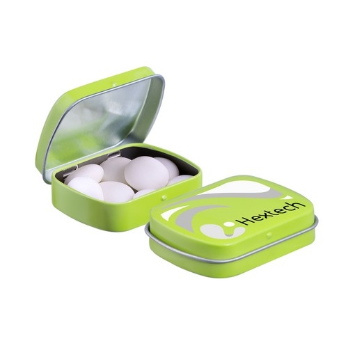Mini scharnierblikje Mentos lime
