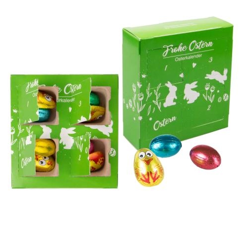 4-vaks adventskalender Pasen wit