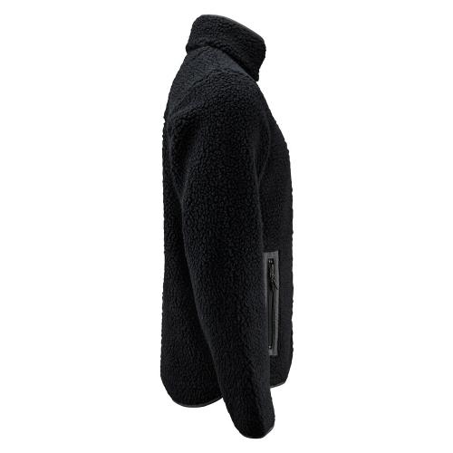 Teddy fleece sweater Kingsley zwart,l