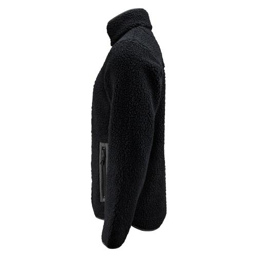 Teddy fleece sweater Kingsley zwart,l