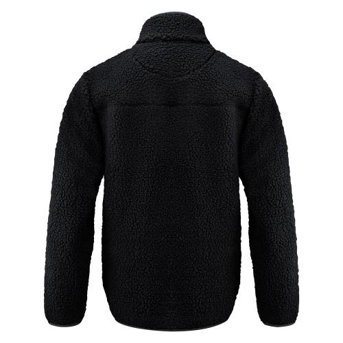 Teddy fleece sweater Kingsley zwart,l