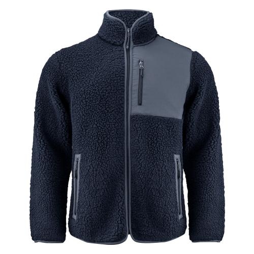 Teddy fleece sweater Kingsley navy,l