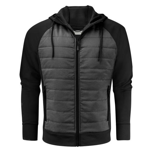 Sweater met rits Keyport zwart,l