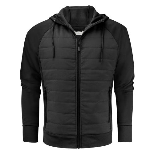 Sweater met rits Keyport zwart,l