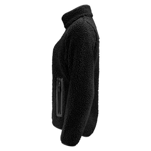 Teddy fleece sweater Kingsley woman zwart,l