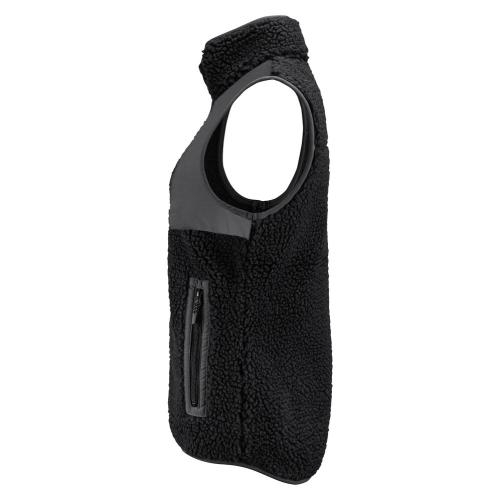 Teddy fleece bodywarmer Kingsley woman zwart,l