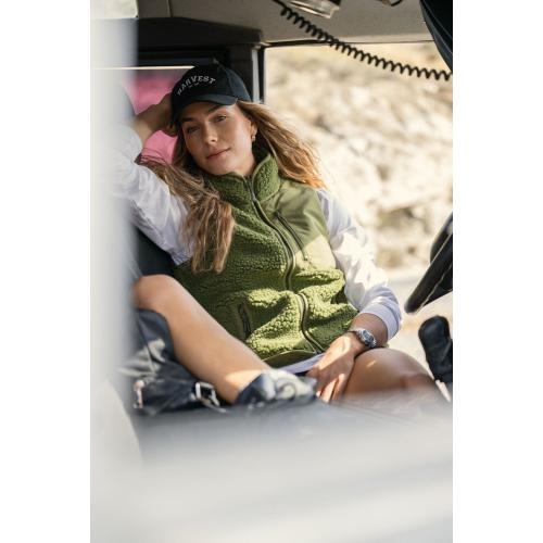 Teddy fleece bodywarmer Kingsley woman zwart,l