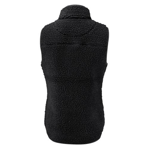 Teddy fleece bodywarmer Kingsley woman zwart,l
