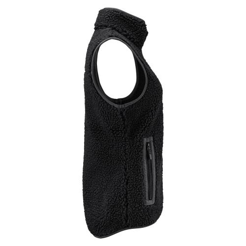 Teddy fleece bodywarmer Kingsley woman zwart,l
