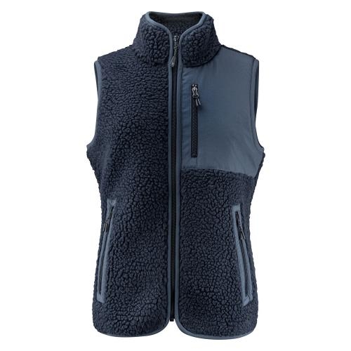 Teddy fleece bodywarmer Kingsley woman navy,l