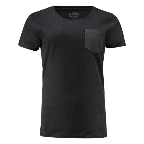 T-shirt Walcott woman zwart,l