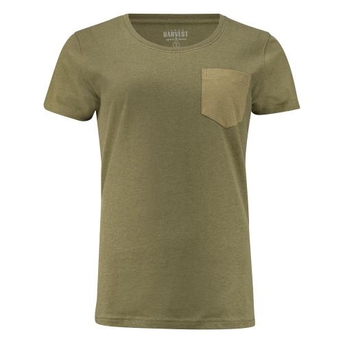 T-shirt Walcott woman mosgroen,l