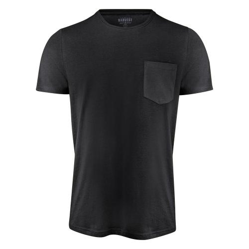 T-shirt borstzak Walcott zwart,l