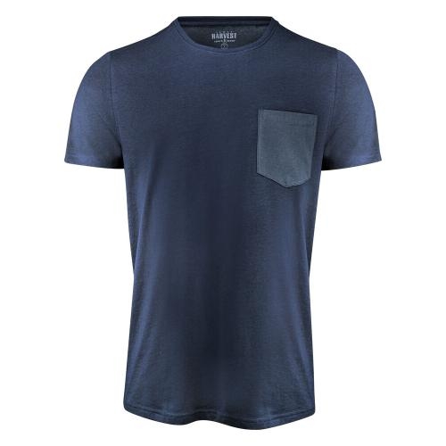 T-shirt borstzak Walcott navy,l