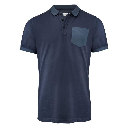 Polo met borstzak Pinedale navy,l