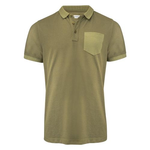 Polo met borstzak Pinedale mosgroen,l