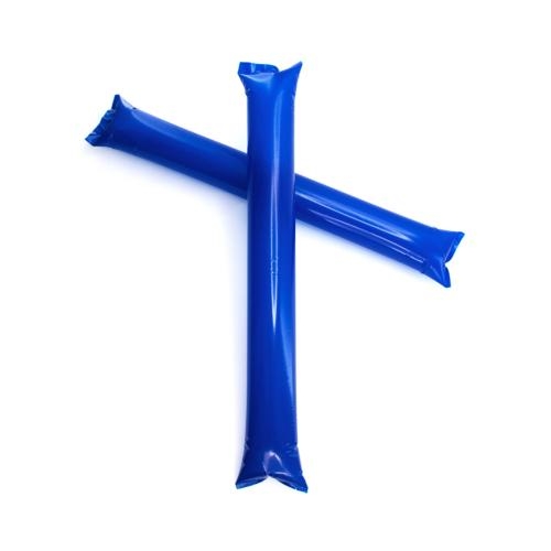 Opblaasbare klapsticks royal blue