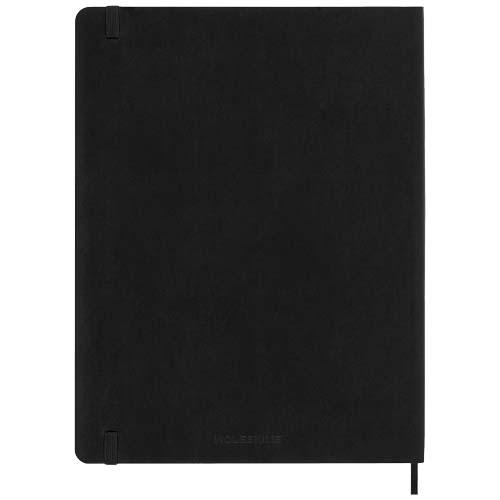 Moleskine 12M weekagenda XL zachte kaft zwart