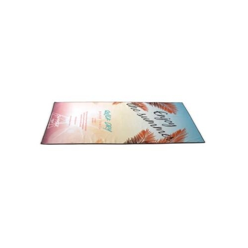 Sneldrogende strandhanddoek met custom-made print full colour