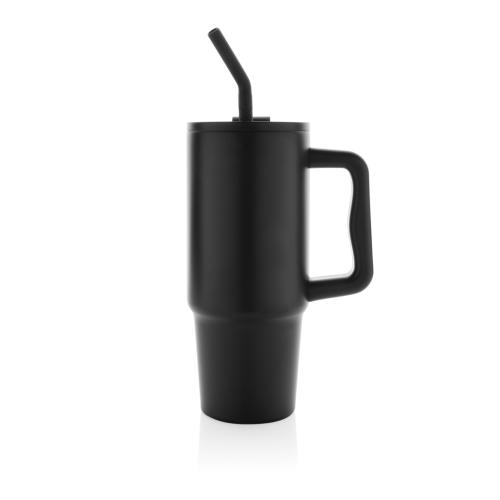 Embrace RVS drinkbeker handvat  900 ml zwart