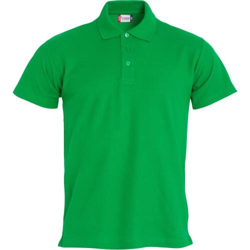 Basic heren polo appelgroen,l