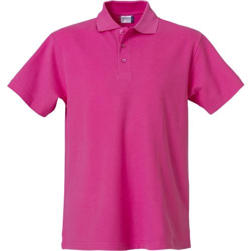 Basic heren polo helder kersen,3xl