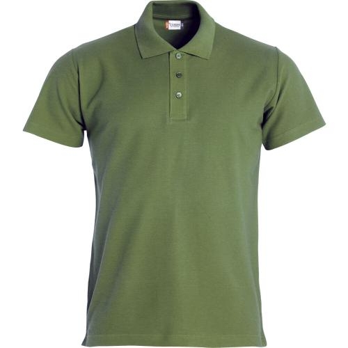 Basic heren polo army green,3xl
