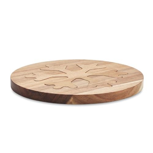 Acacia houten pothouders set Scaglia wood