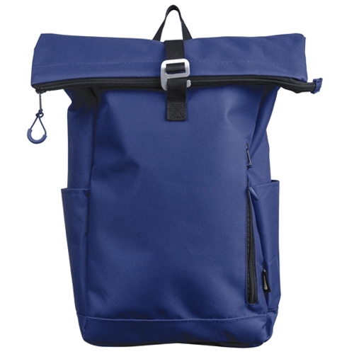 Rugzak rolltop RPET luxe blauw