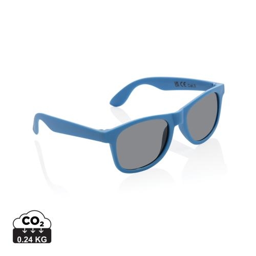 GRS zonnebril van gerecycled PP-plastic blauw