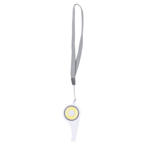 Fluitje met licht Pincher wit
