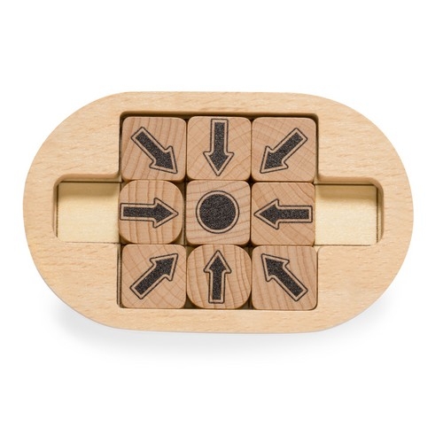 Houten mini breinpuzzel Jatrex standaard