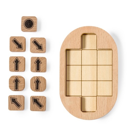 Houten mini breinpuzzel Jatrex standaard