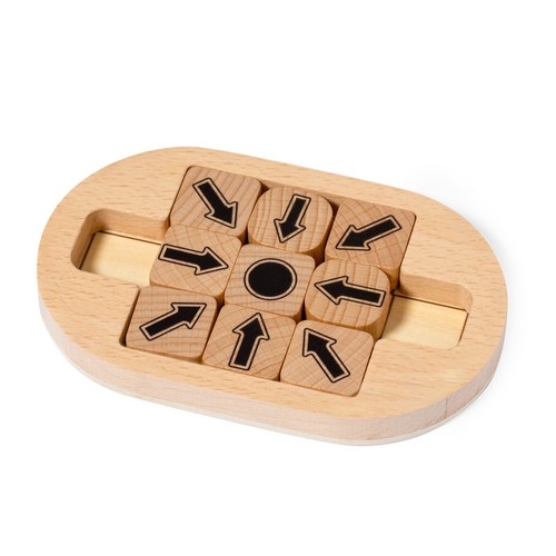 Houten mini breinpuzzel Jatrex standaard