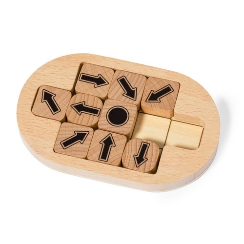 Houten mini breinpuzzel Jatrex standaard