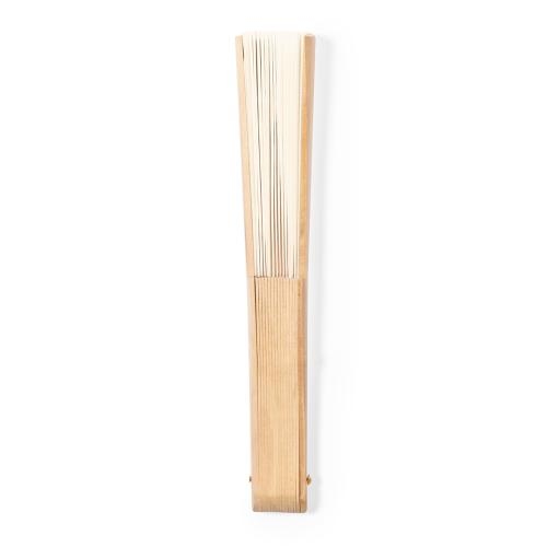 Houten waaier Bali naturel