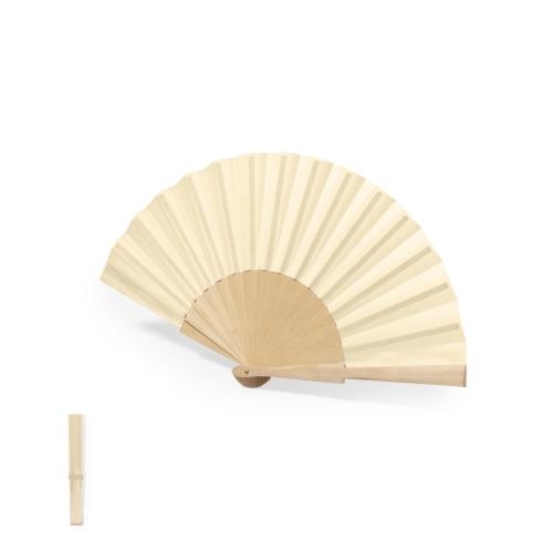 Houten waaier Bali naturel