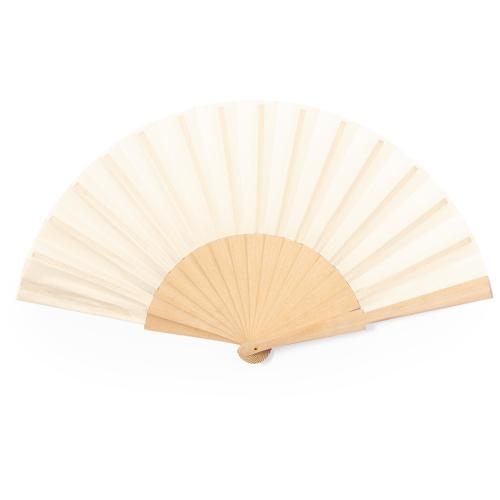 Houten waaier Bali naturel