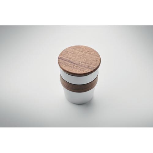 Enkelwandige beker 350 ml Walnut wit