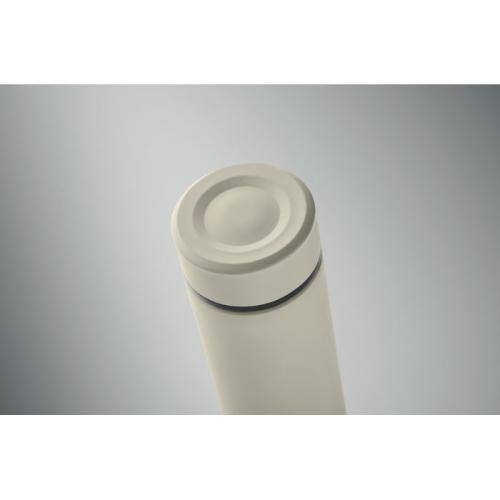 Drinkfles keramische coating 420 ml gebroken wit